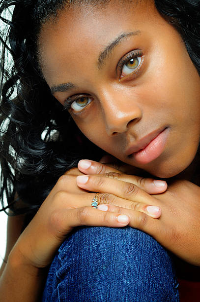 African woman with beautiful eyes